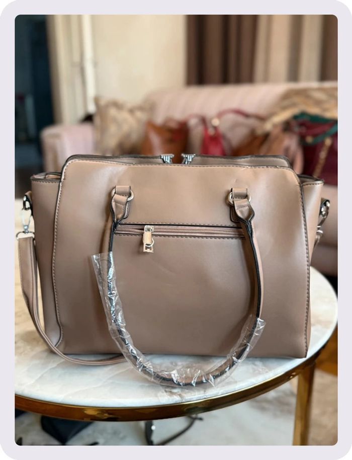 Sac à main taupe - photo numéro 2