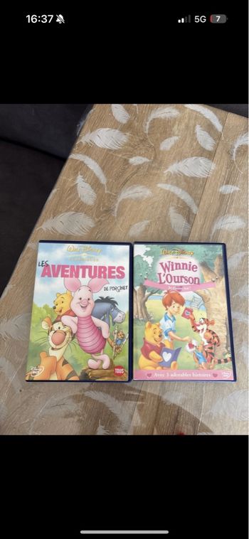 DVD porcinet et Winnie 
