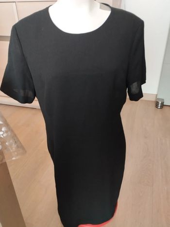 Robe noire Carole Richard taille 44 tbe