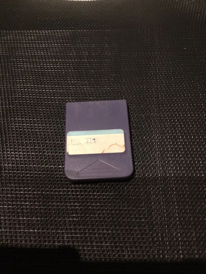 PlayStation carte mémoire violette PS1 PS2 15 blocs fonctionnelle - photo numéro 2