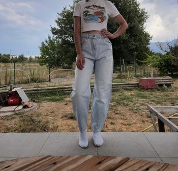 Pantalon mon bleu clair