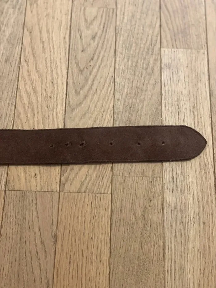 Ceinture en cuir daim Antik Batik taille 90 - photo numéro 4