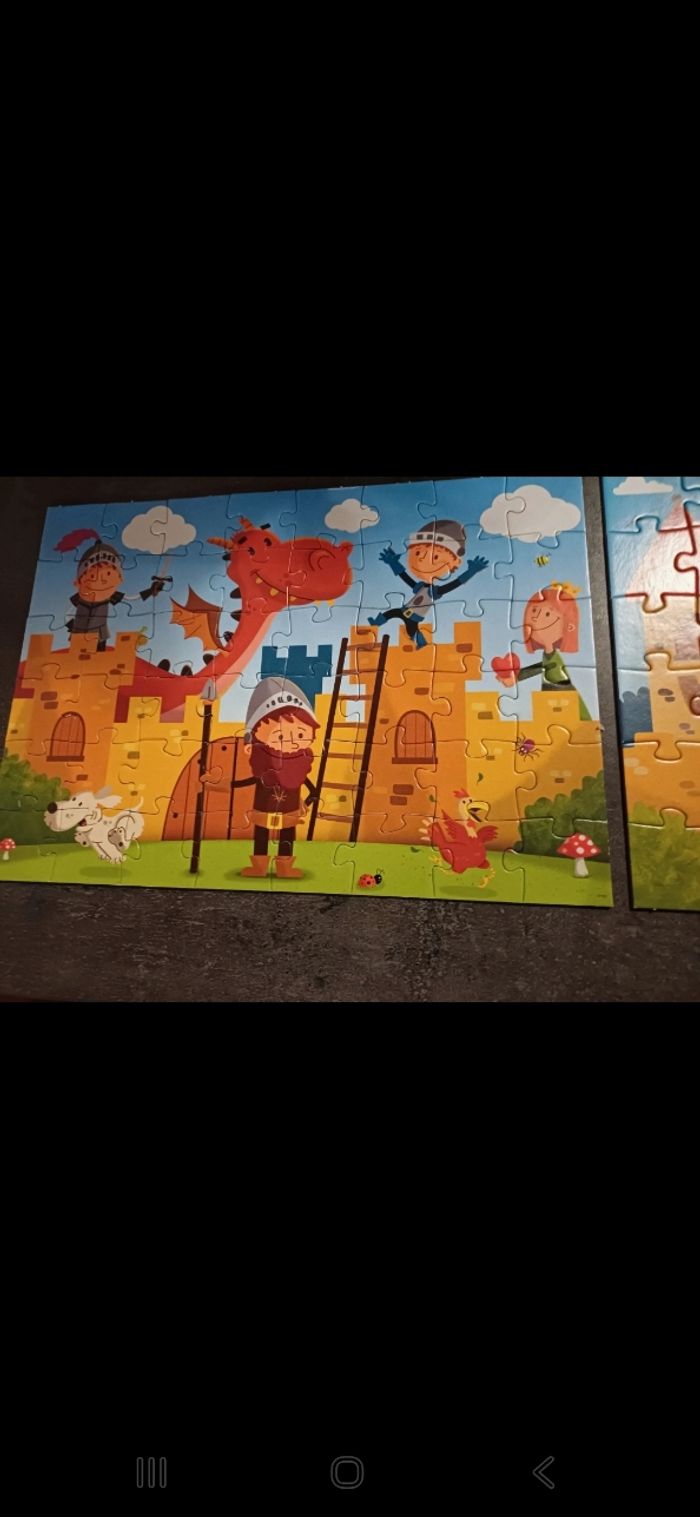 2 puzzles de chevaliers - photo numéro 7