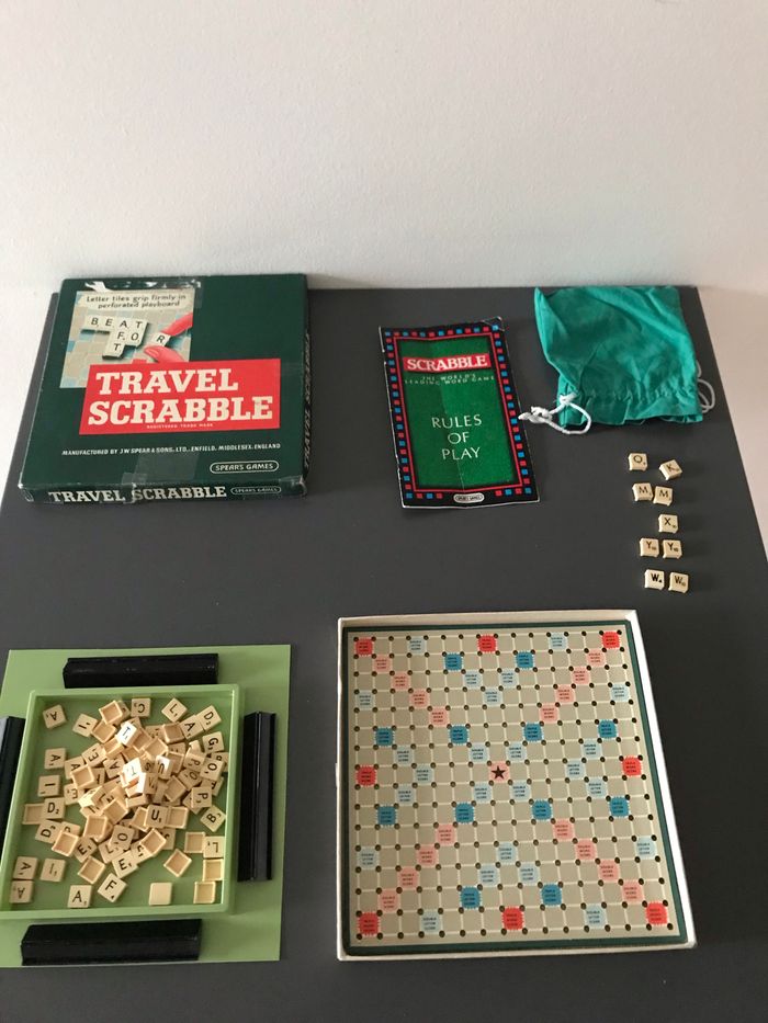 Jeu de lettre travel Scrabble jeux spear version anglaise