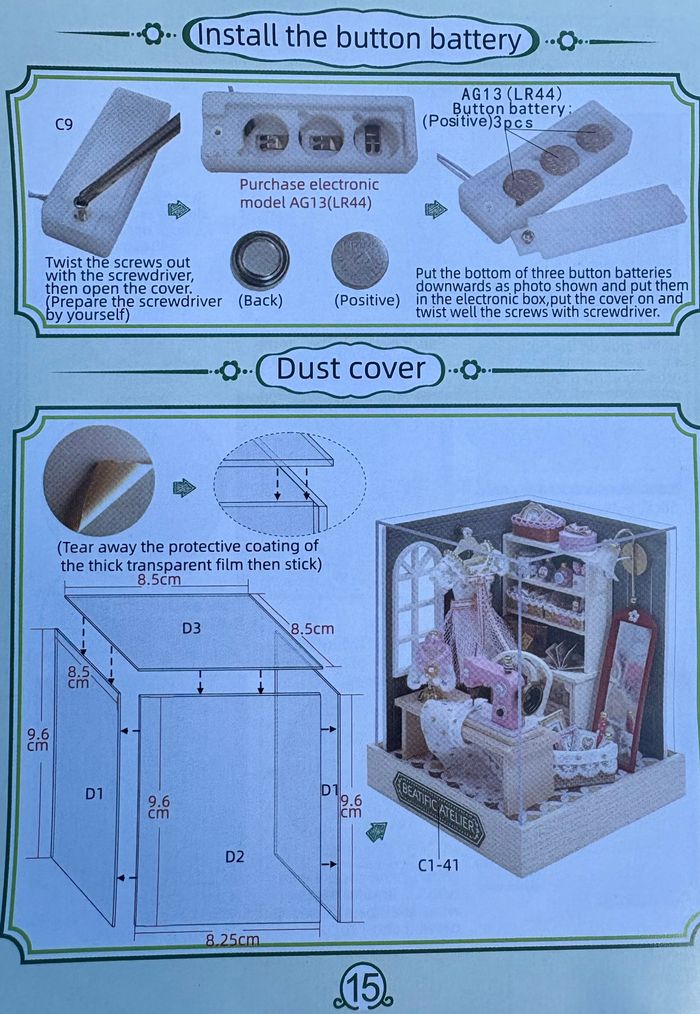 Mini Atelier Couture à construire sois même - photo numéro 6
