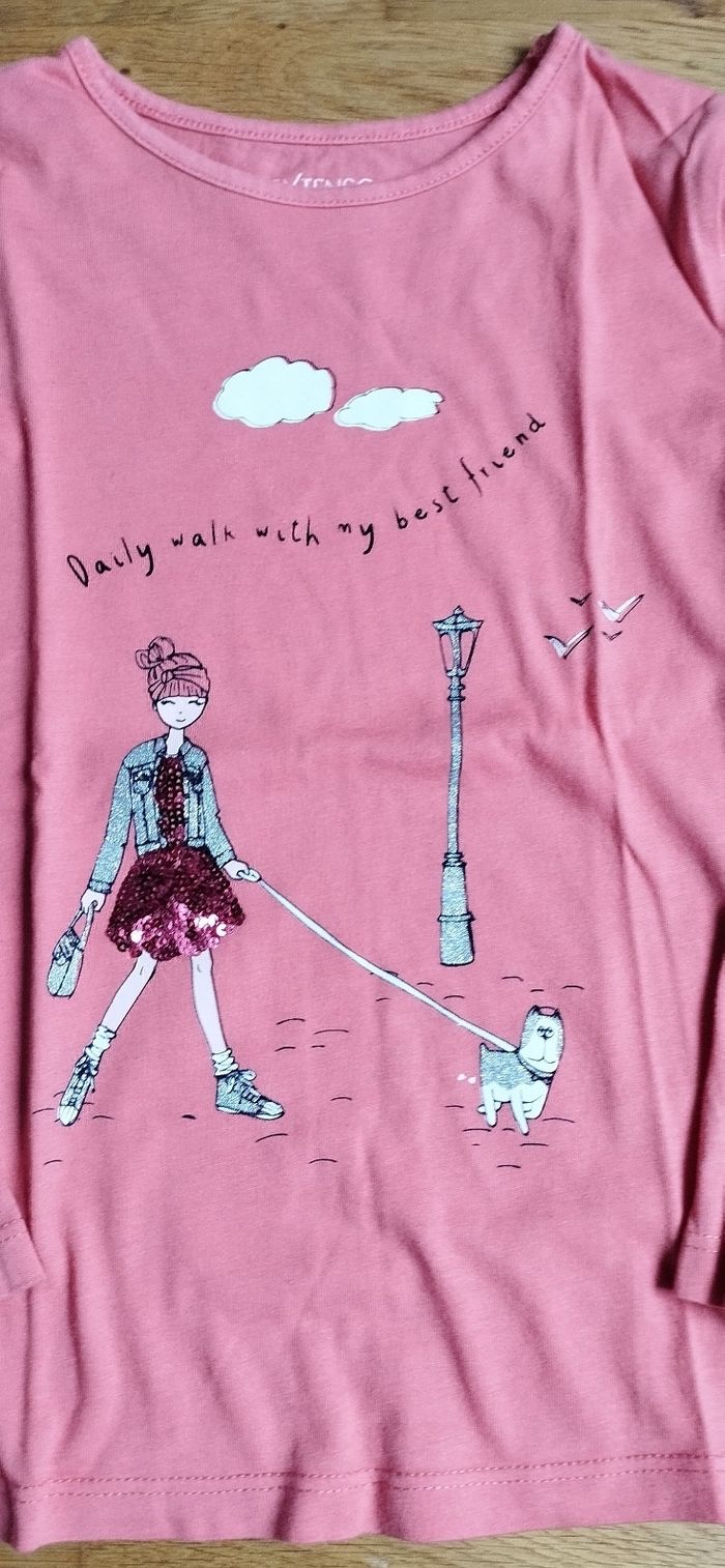 T-shirt fille 6 ans - photo numéro 3