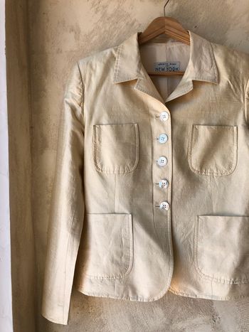 Jolie veste jaune pastel vintage M
