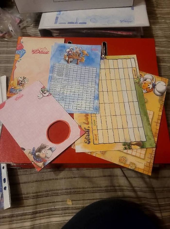 Lot feuilles xxl diddl - photo numéro 7