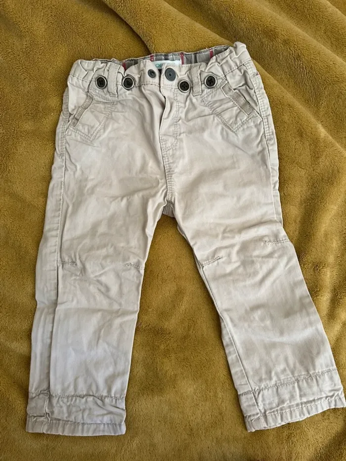 Lot de 2 pantalons 18 mois Obaibi - photo numéro 4
