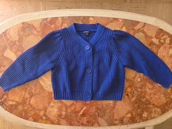 Gilet bleu électrique 3 ans