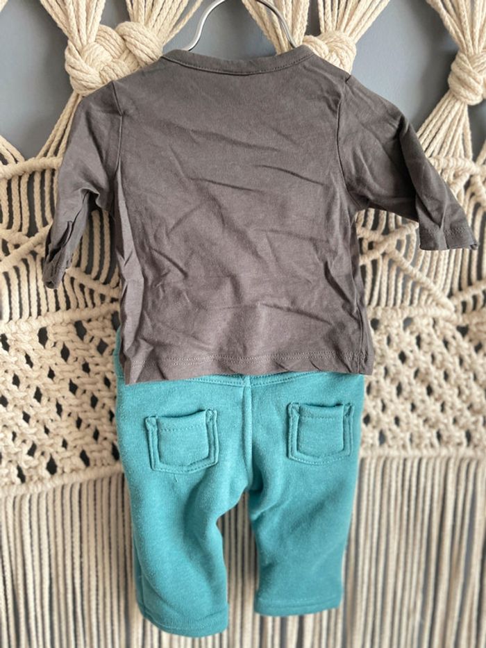 Lot 2 t-shirts manches longues + pantalon épais - photo numéro 4