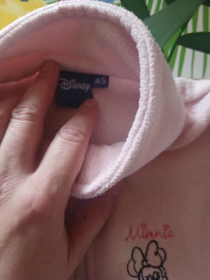Veste polaire minnie 4/5ans - photo numéro 3