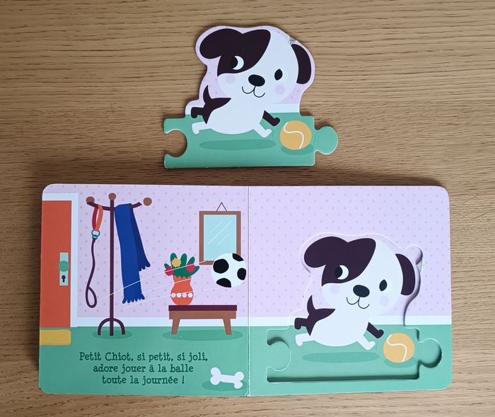 Livre Mes puzzles farandole : mes petits compagnons 1 an + - photo numéro 8