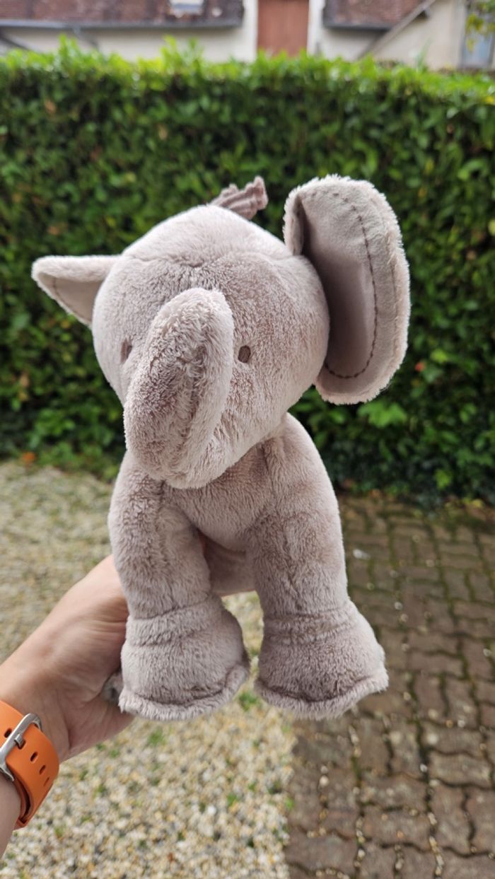 Peluche éléphant tartine et chocolat neuve - photo numéro 6