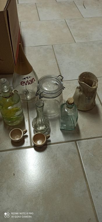 Lot de vases et recipients