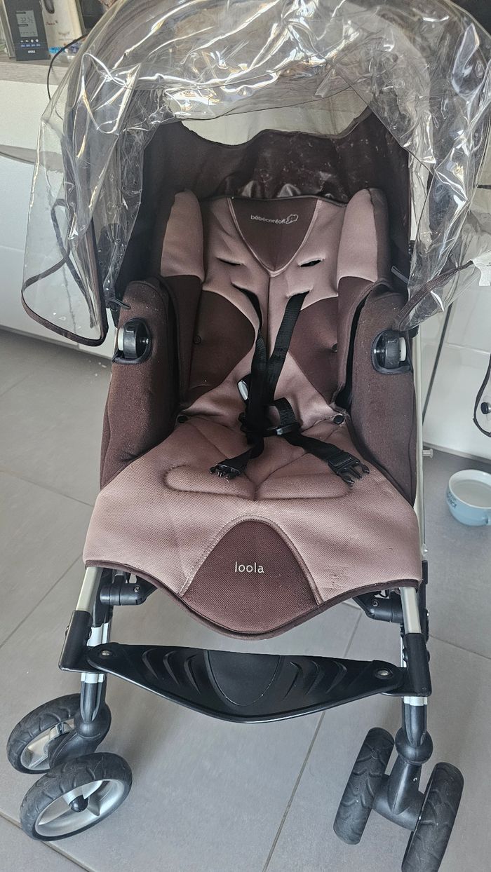 Pousette bebe confort loola nacelle et habillage pluie - photo numéro 4