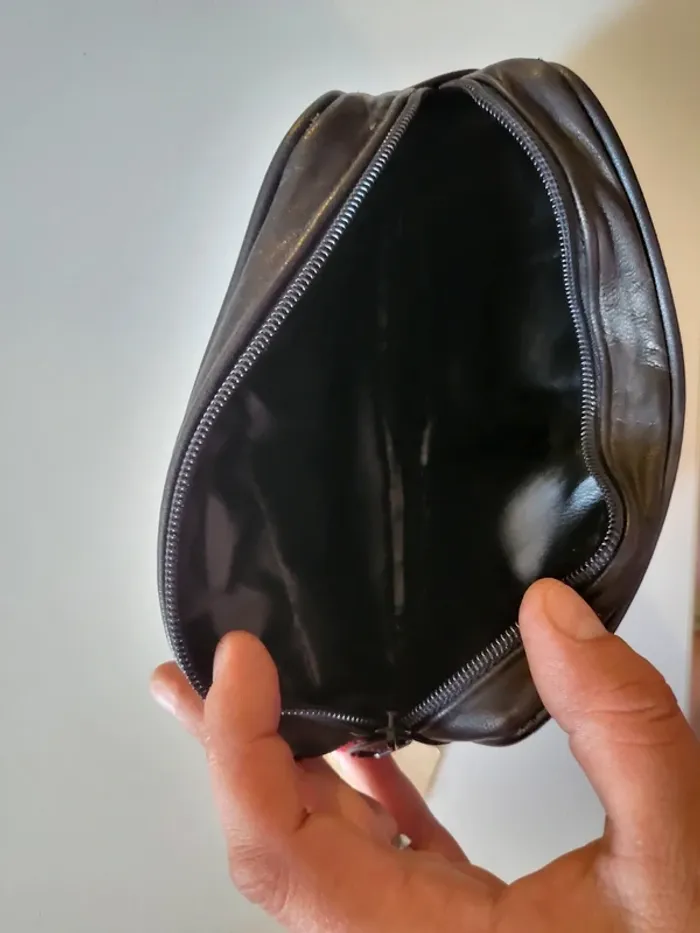 Pochette en cuir d agneau - photo numéro 3