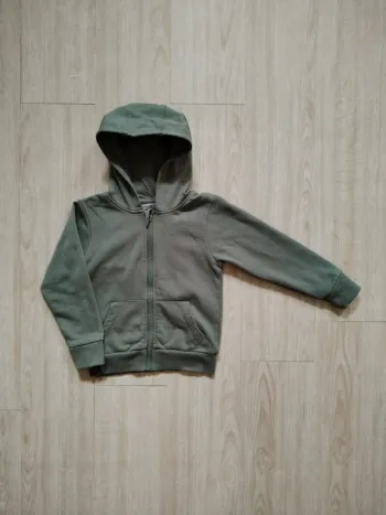 Sweat zippé à capuche 2 ans