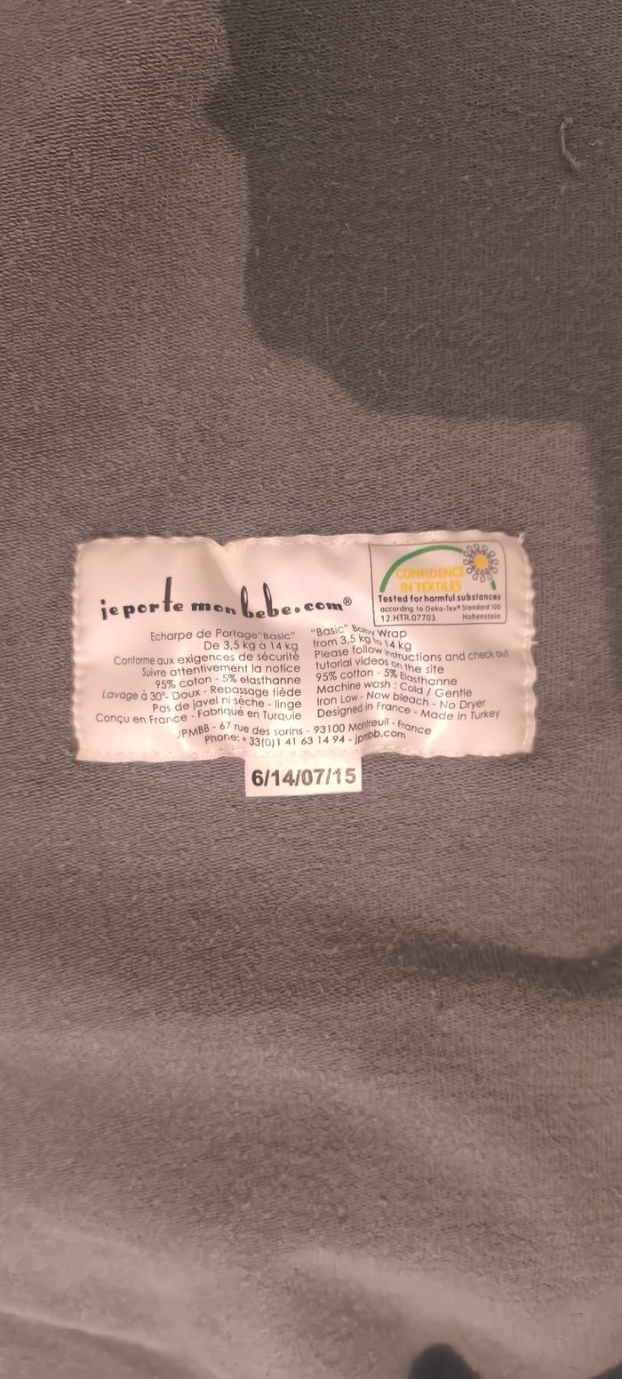 Écharpe de portage - photo numéro 3