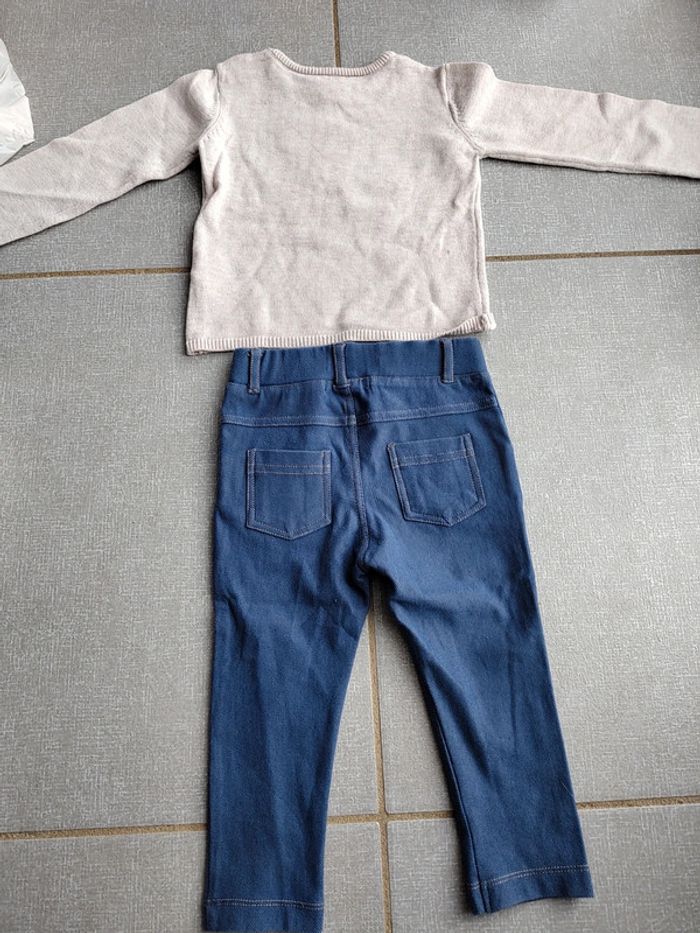 Ensemble pull jegging T.18 M - photo numéro 2