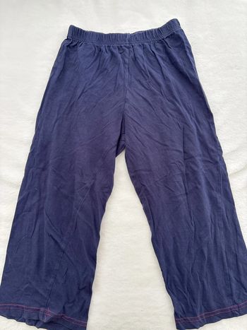 Bas de pyjama bleu marine 6 ans