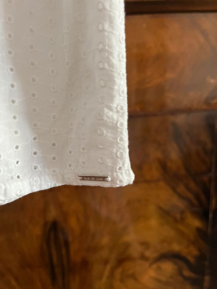 Blouse manches courtes broderie anglaise XS IKKS - photo numéro 7
