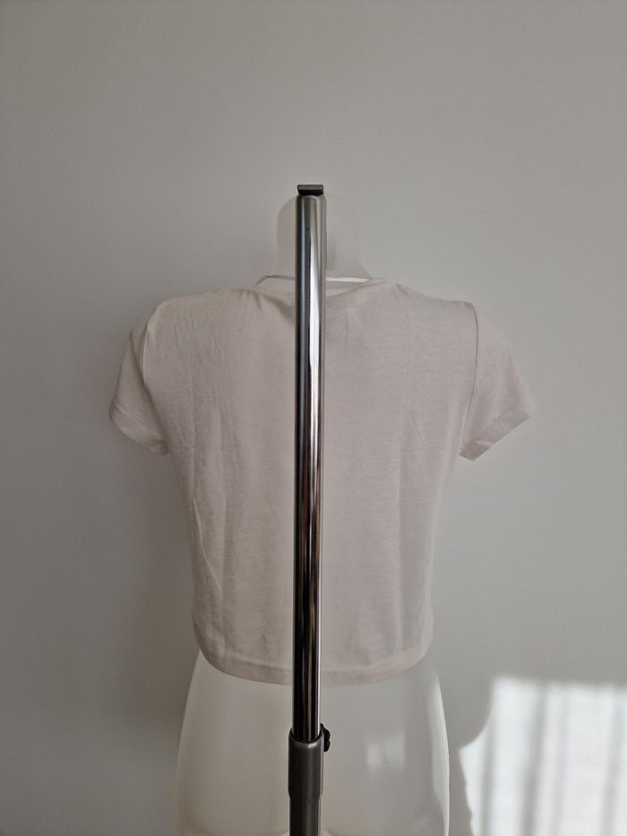 Top court blanc à écriture Love, Jennyfer - photo numéro 4