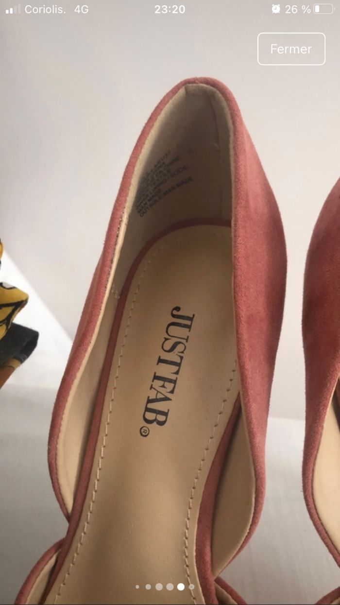 Escarpins rose/ talons aiguilles - photo numéro 5