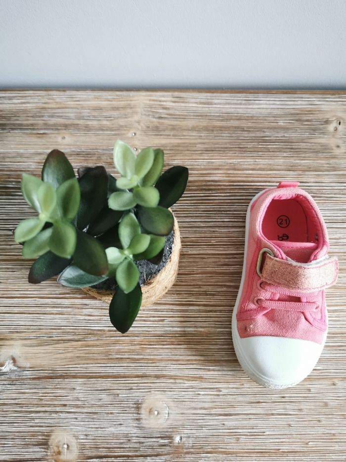 Tennis rose en toile Boîte à Malices Pointure 21 - photo numéro 2