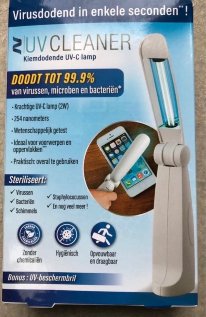 Lampe uv cleaner neuve virucide