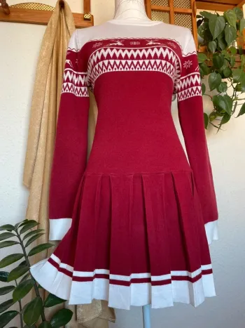 Robe en maille de Noël