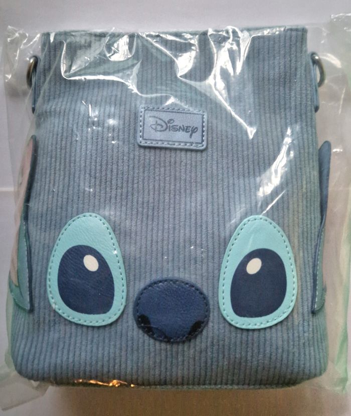 Sac bandoulière en velours Stitch disney