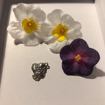 Pendentif fantaisie métal argenté chapeau mode