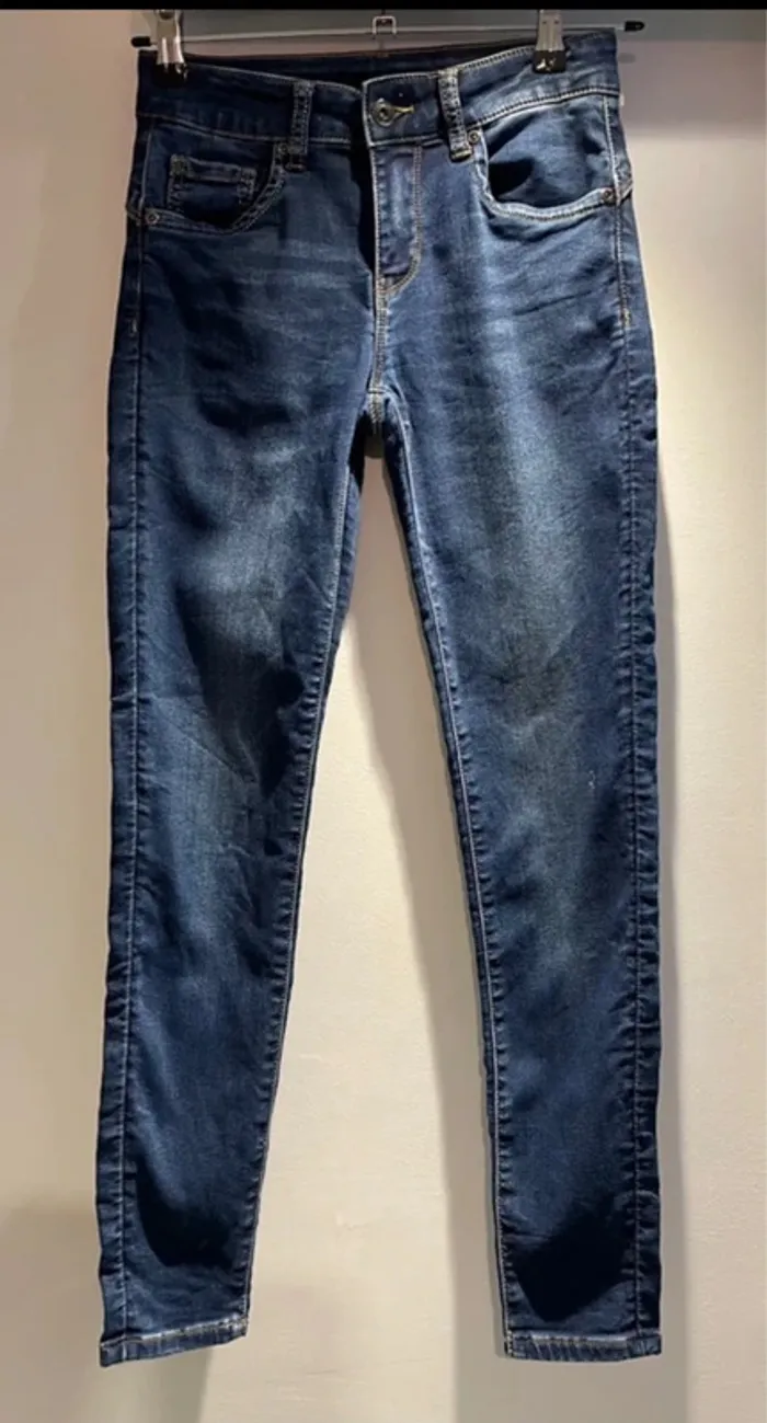 Jean skinny bleu foncé - Taille 34 - photo numéro 3