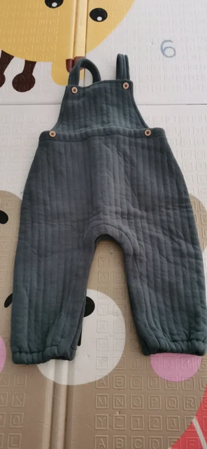 Salopette coton 12 mois