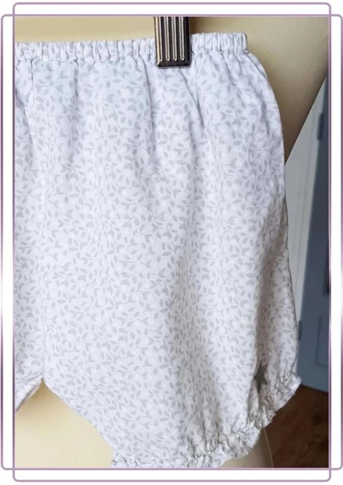 Ensemble chemisier + short bloomer en coton bio 12-18 mois - photo numéro 5