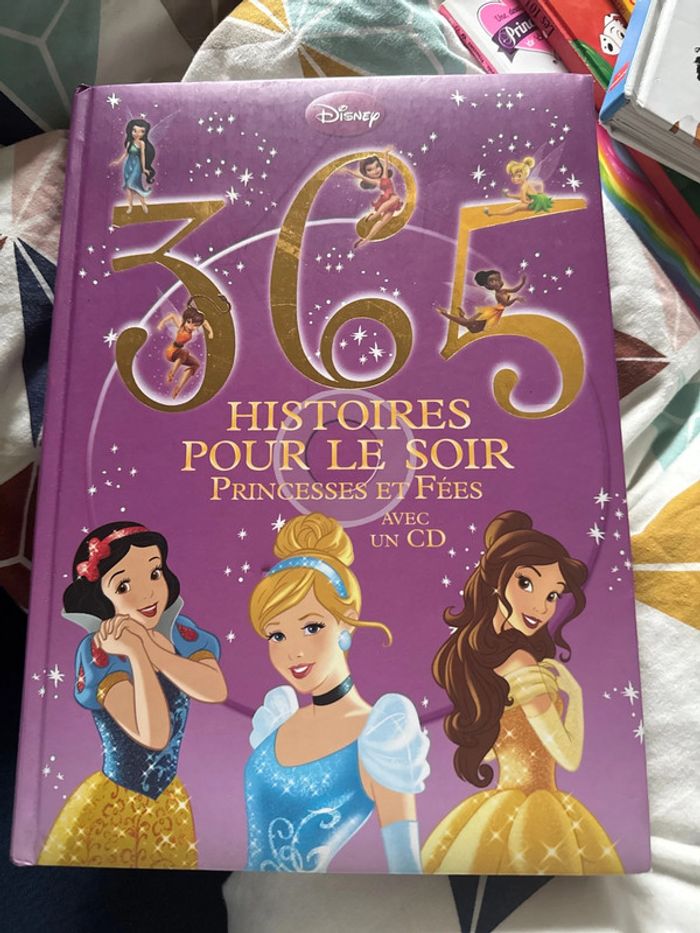 Livre, 365 histoire pour le soir, princesse et fée