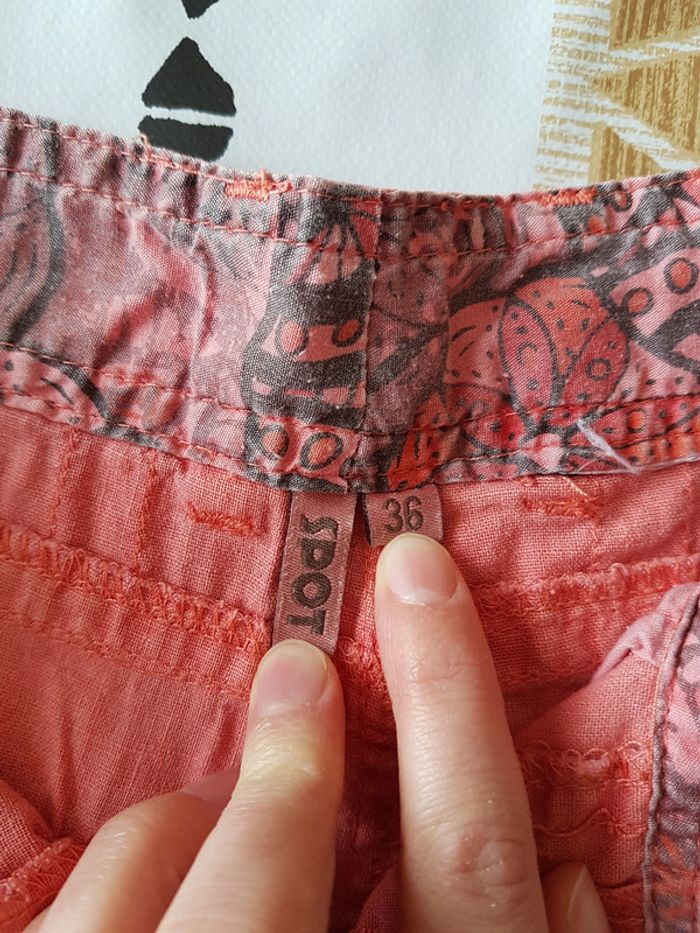 Short rose Spot La Halle T36 - photo numéro 6