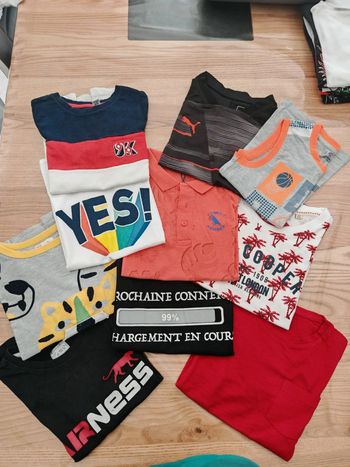Lot de 10 teeshirts 8 ans