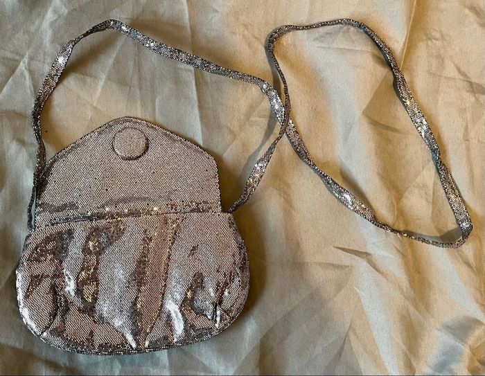 Petit sac bandoulière Cache Cache argenté - Très bon état - photo numéro 2