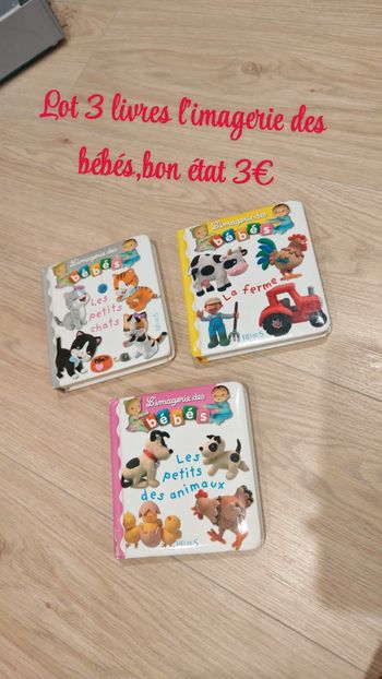 Lot 3 livres l'imagerie des bébés