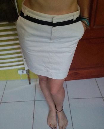 Jupe femme blanche KOOKAI
