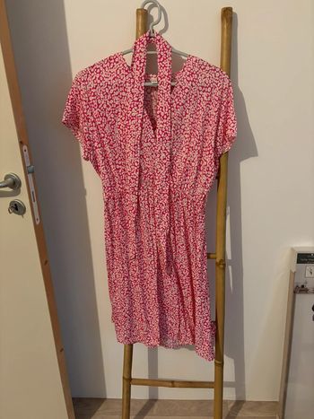 Robe courte rose