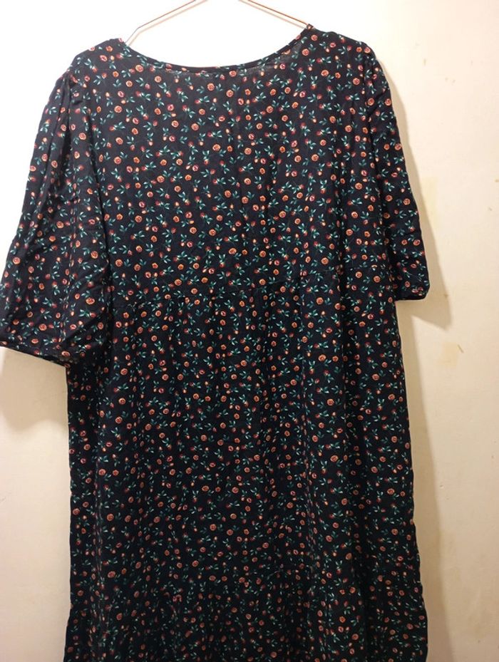 Robe longue fleurie grande taille - photo numéro 4