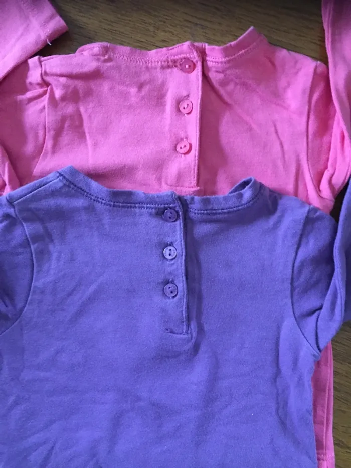 Lot 2 T-shirt DPAM 12M - photo numéro 3