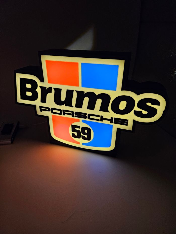 Lampe lumineuse à led porsche Brumos - photo numéro 5