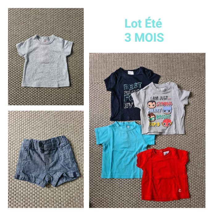 Lot garçon été - 3 mois