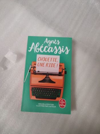 Livre poche chouette une ride