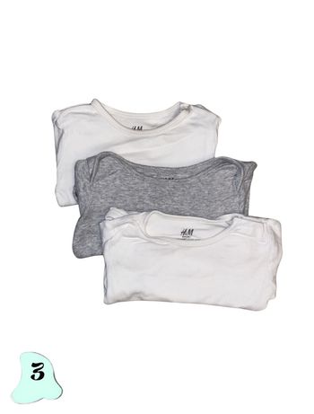 Lot de 3 bodies - H&M | 3 mois