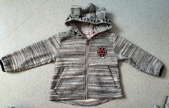 Veste zippée 18 mois Barbouillage